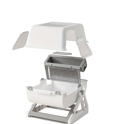 Furry Pals™ FlipClean Semi-Automatic Cat Litter Box