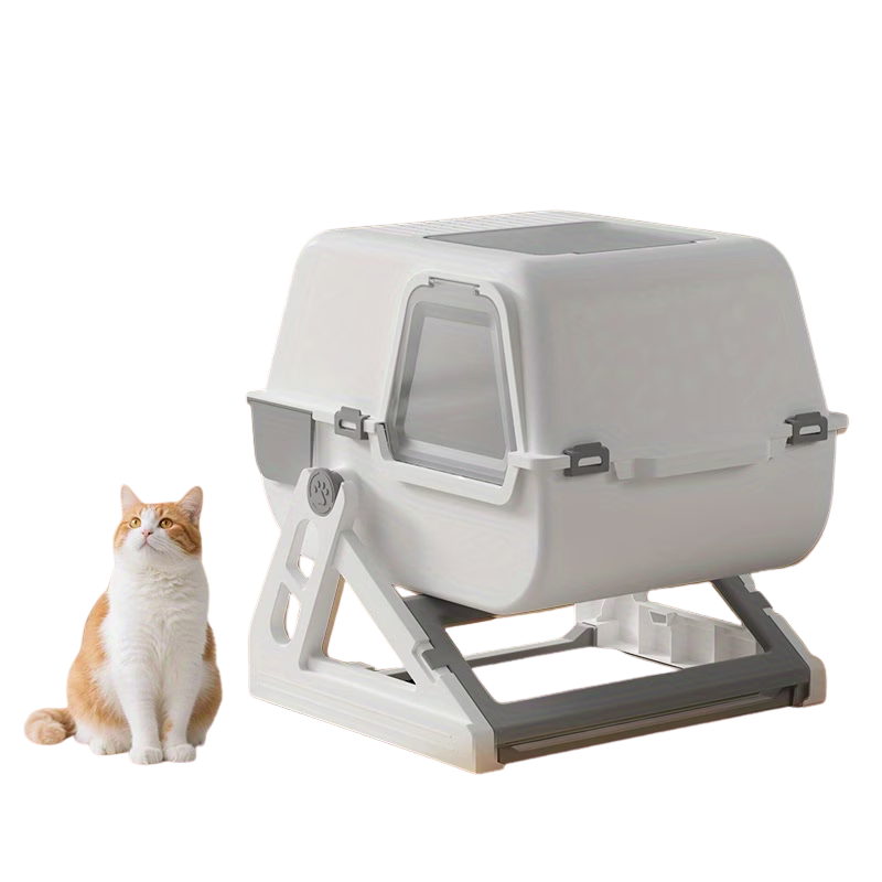 Furry Pals™ FlipClean Semi-Automatic Cat Litter Box