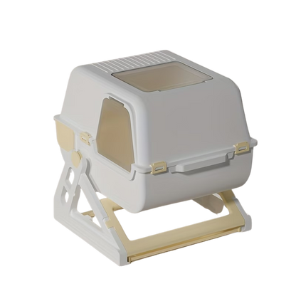 Furry Pals™ FlipClean Semi-Automatic Cat Litter Box