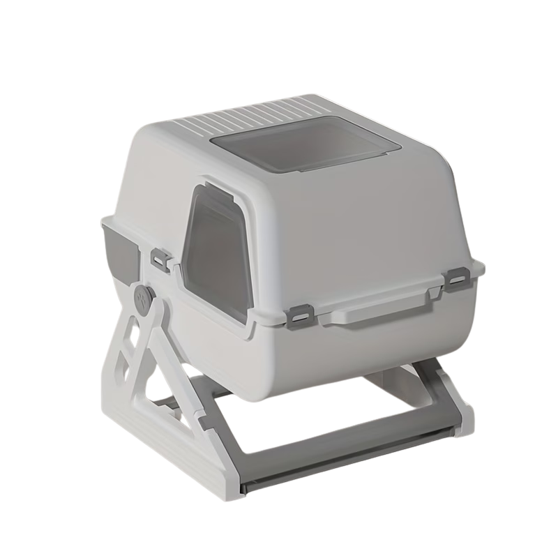 Furry Pals™ FlipClean Semi-Automatic Cat Litter Box