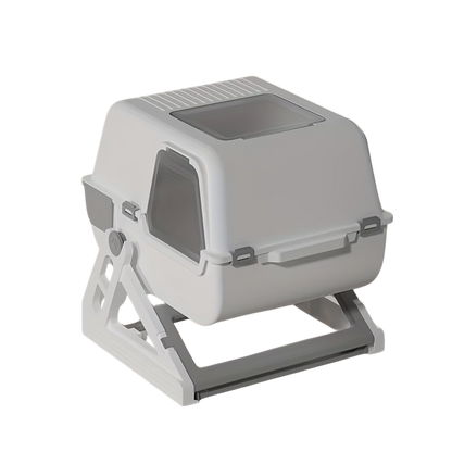 Furry Pals™ FlipClean Semi-Automatic Cat Litter Box