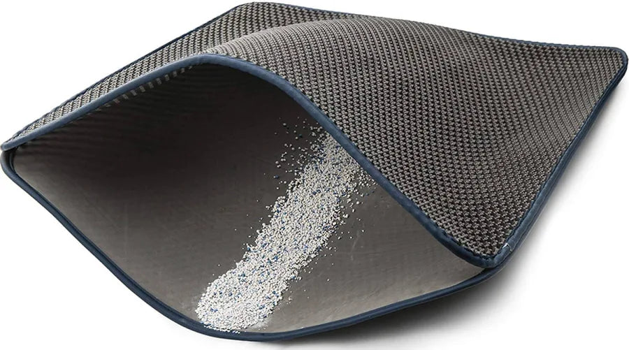 🐾 Furry Pals™  XL Double-Layer Cat Litter Mat